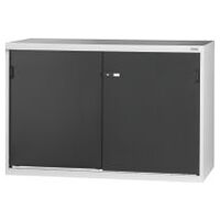 Large-capacity / heavy-duty cabinet with Plain sheet metal sliding door
