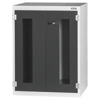 Large-capacity / heavy-duty cabinet with Viewing window swing door