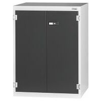 Heavy-duty cabinet with Plain sheet metal swing door