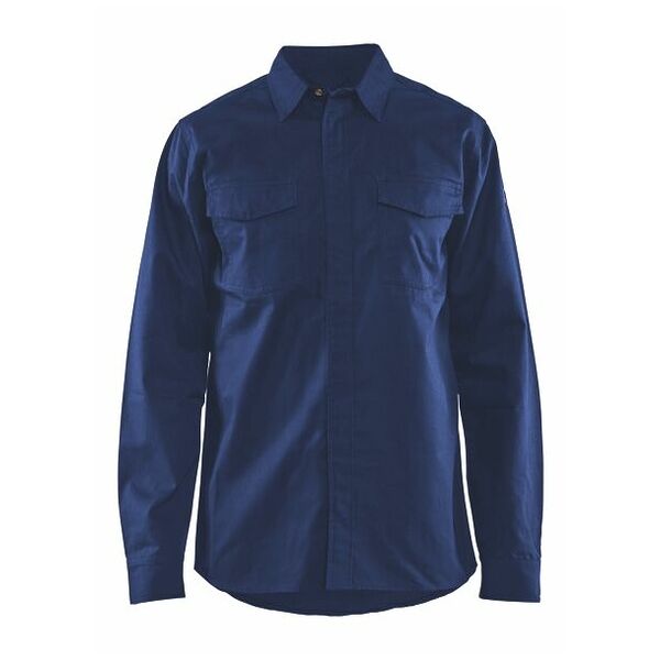 Flamskyddsskjorta  marinblå