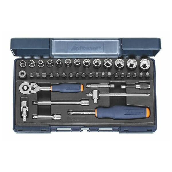 Socket set 1/4 inch square drive 41 pieces SD
