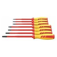 Screwdriver set for Torx® fully insulated 7