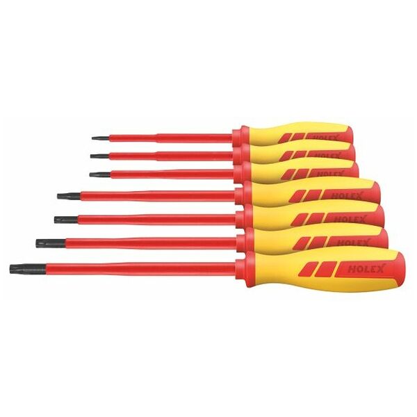 Electrician’s screwdriver set for Torx® fully insulated 7