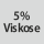 Gewebezusammensetzung 5% Viskose