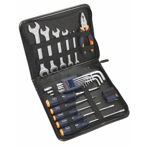 Tool kit 21 pieces in zip fastener case GARANT