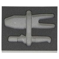 Rigid foam inlay for tool sets  954389