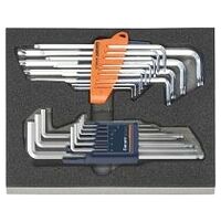 L-wrenches for Torx® and hexagon key L-wrenches