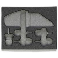 Rigid foam inlay for tool sets  952896