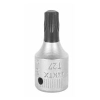 Bit socket for Torx® , 1/4 inch short TX27