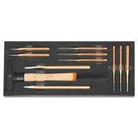 Chisel, taper pin punch, and pin punch set  11