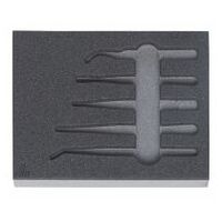 Rigid foam inlay for tool sets  954735