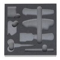 Rigid foam inlay for tool sets  954930