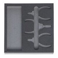 Rigid foam inlay for tool sets  954925
