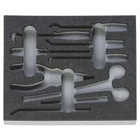 Rigid foam inlay for tool sets  954847