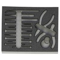 Rigid foam inlay for tool sets  954860