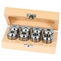 ER collet set 7 pieces 3, 4, 5, 6, 8, 10, 12 mm with seal