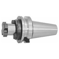 Face mill arbor with cooling channel bore Form ADB BT 40 short