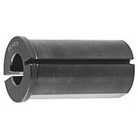 Clamping sleeve for plain shank