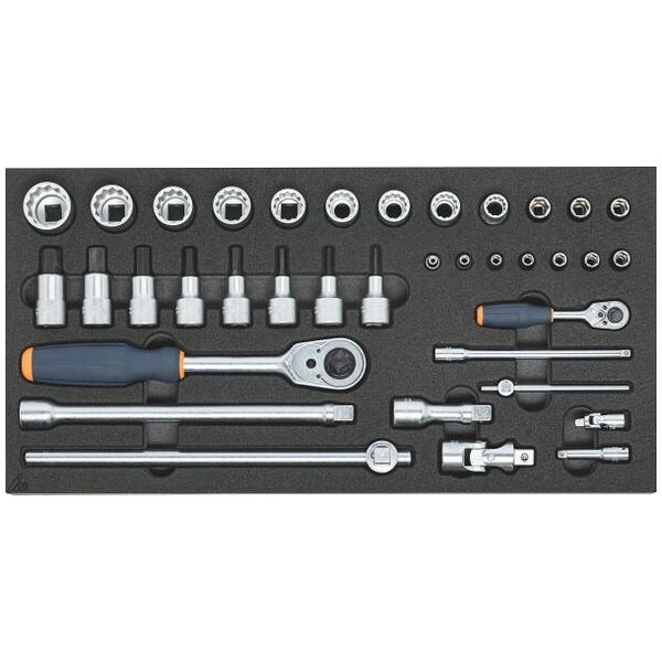 Socket set 1/4 inch and 1/2 inch  37