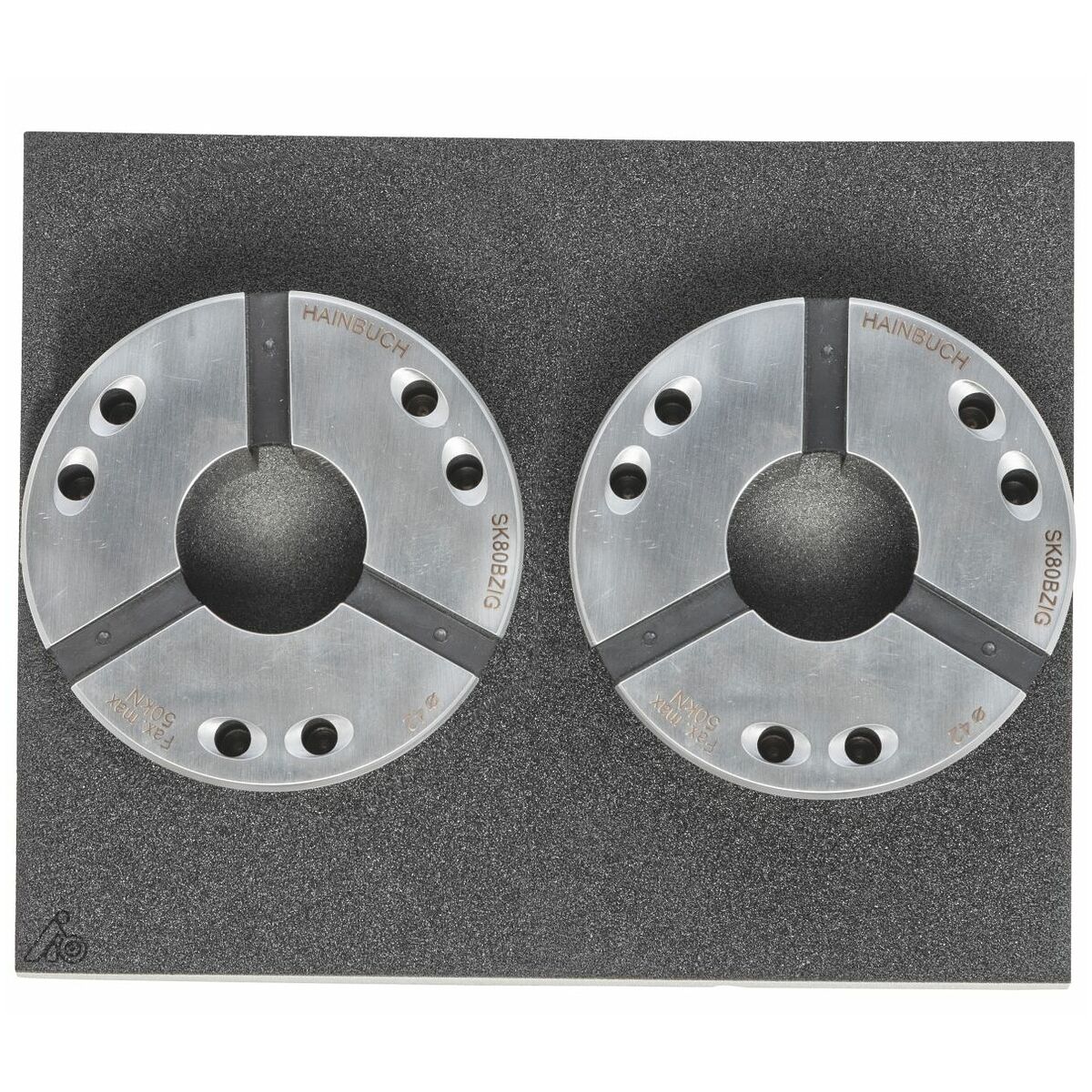 Soportes de espuma rígida vacíos para discos de sujeción Hainbuch