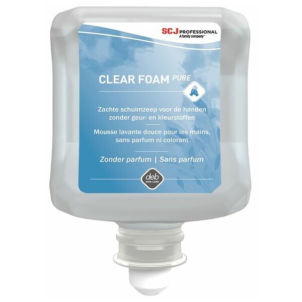 Lätt skumtvål Clear® FOAM PURE 1000B ml