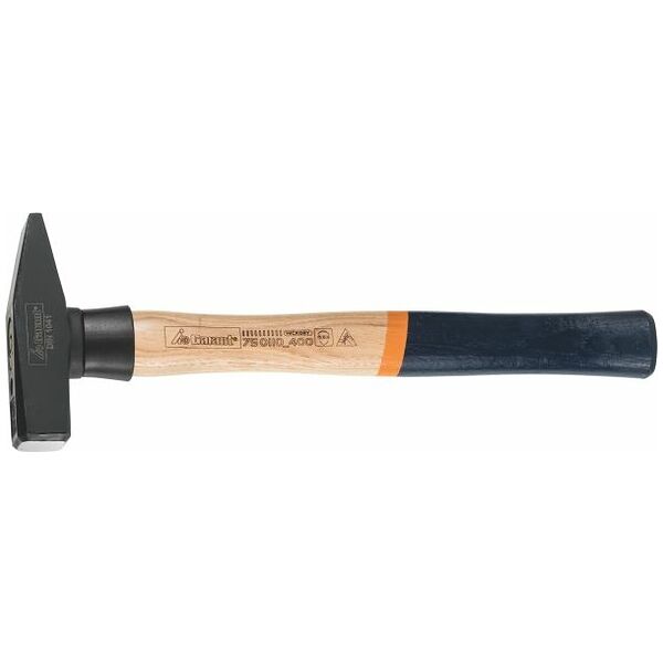 Engineer’s hammer with handle protection collar 400 g