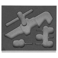 Rigid foam inlay for tool sets  954844
