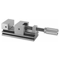 Grinding and inspection vice with threaded spindle