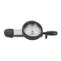 Torque wrench with dial gauge display