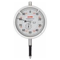 Precision large dial indicator IP67, Measuring range / Body ⌀: 10/80mm