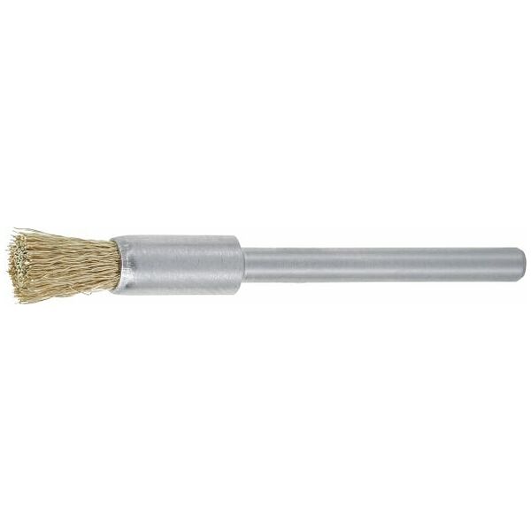 Miniature end brush Brass wire 0.10 mm. 5 mm