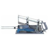 Mitre saw with length adjuster and wood saw blade  550 mm