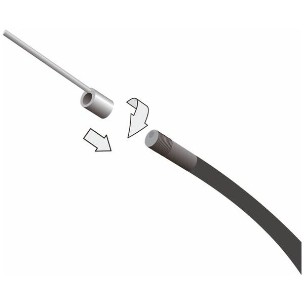 Video-Endoskop mit Messrasteranzeige und Sonde flexibel, ⌀ 5,5 mm 2000 mm
