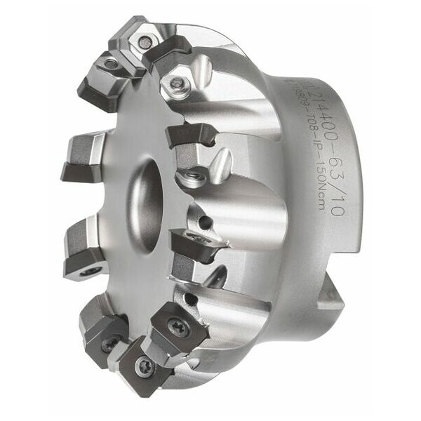 Indexable face mill 45°  63/10 mm