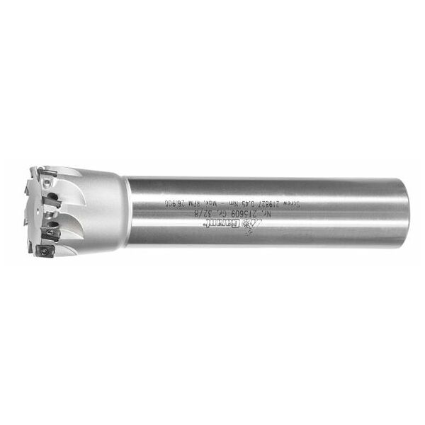 Softcut® 90° indexable face mill MTC long plain shank 32/8 mm GARANT