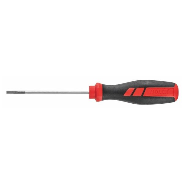 Screwdriver for slot-head, with power grip  3 mm