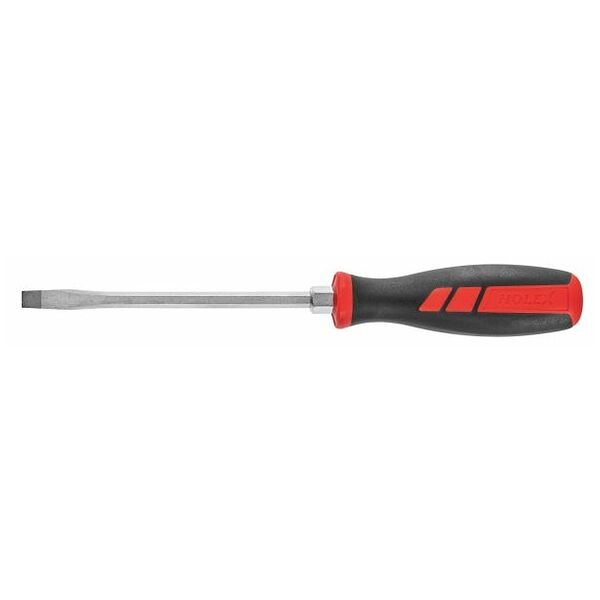 Screwdriver for slot-head, with power grip  7 mm
