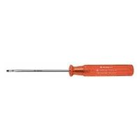 Blade screwdriver for slot-head, with plastic handle  2,5 mm