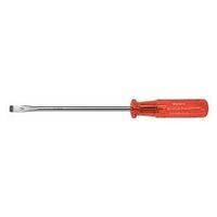 Blade screwdriver for slot-head, with plastic handle  10 mm