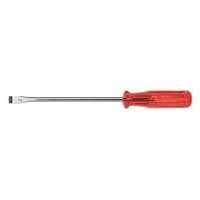Blade screwdriver for slot-head, with plastic handle  13 mm