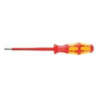 Electrician’s screwdriver for slot-head, with Kraftform handle fully insulated 3,5 mm