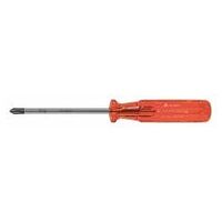 Screwdriver for Phillips, with plastic handle  2