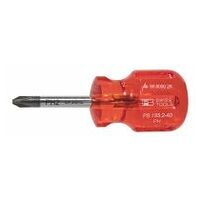 Screwdriver for Phillips, with plastic handle  2K