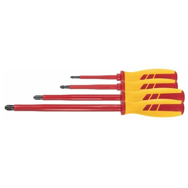 Electrician’s screwdriver set for Phillips fully insulated 4