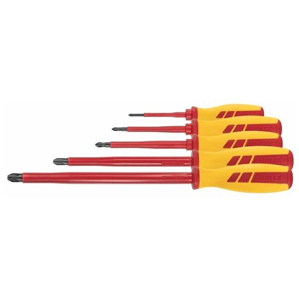 Electrician’s screwdriver set for Phillips fully insulated 5