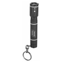 LED torch, black with batteries