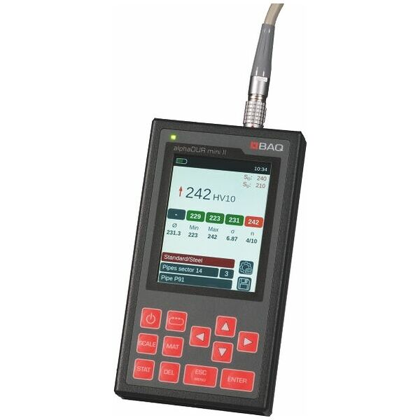 Mobiles Härteprüfgerät alphaDUR mini (ohne Sonde)