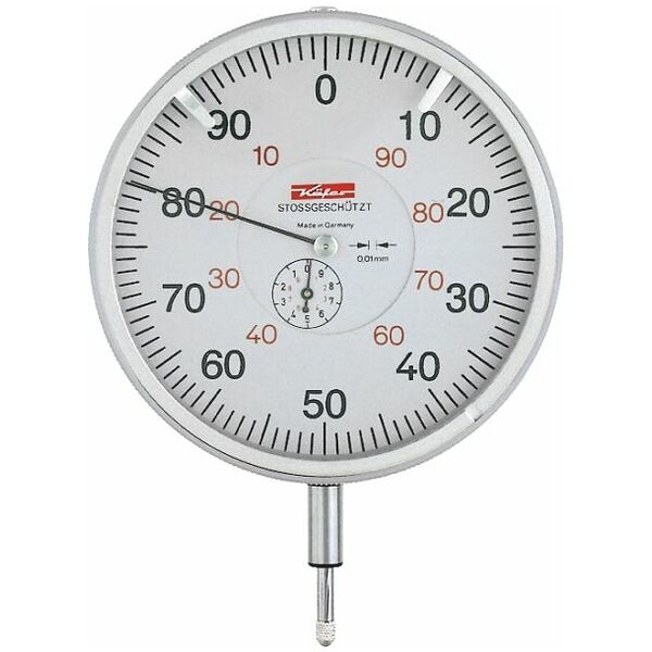 Precision large dial indicator shock-resistant 10/100 mm