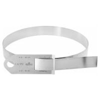 Stainless steel measuring tape for circumference and ⌀ Tape width 35 mm