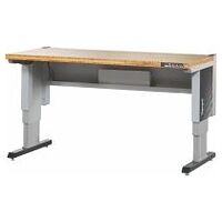 eLevel workstation with bamboo worktop 2000/2 mm